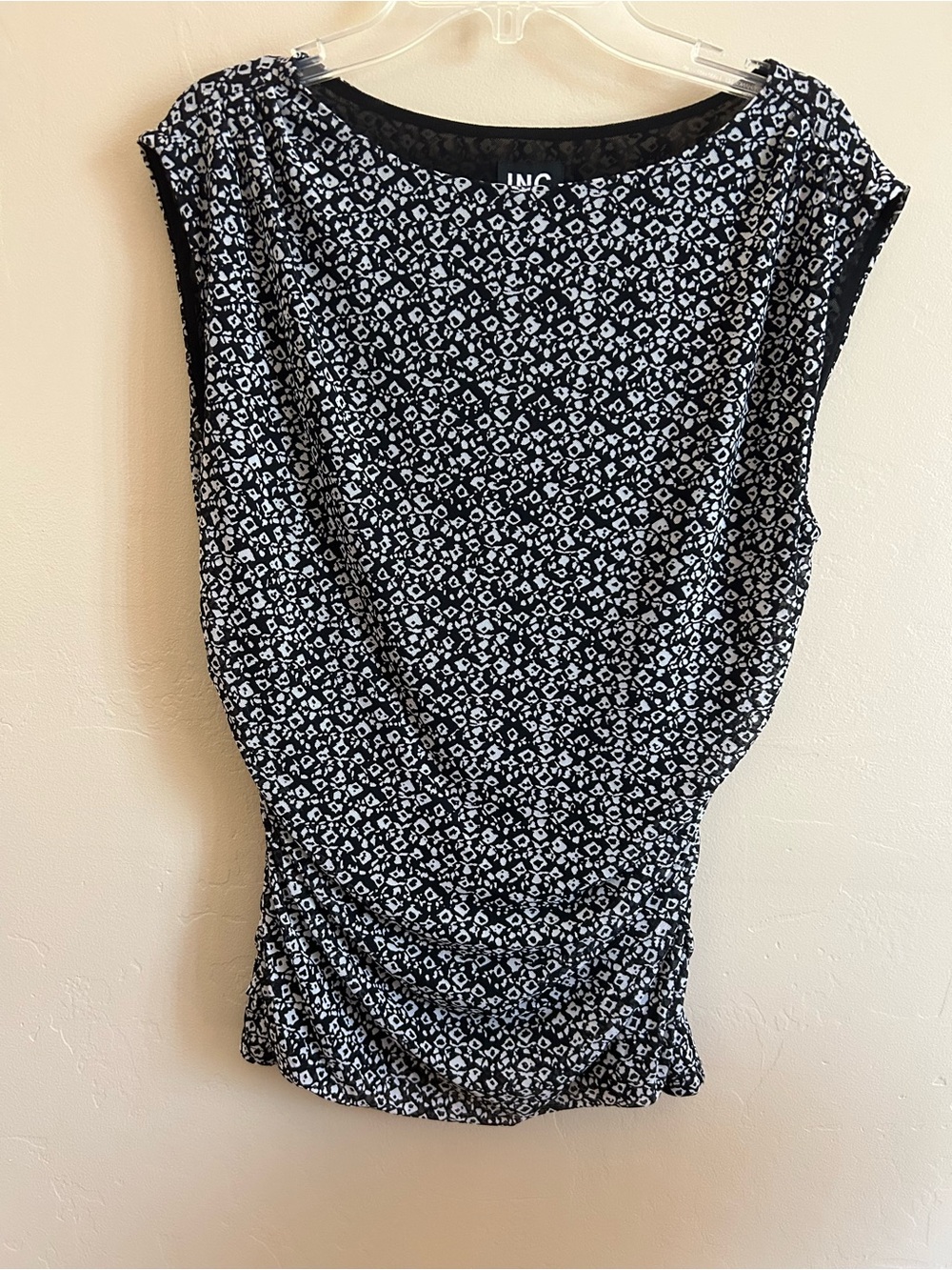 INC Sleeveless Ruched Size Small Top